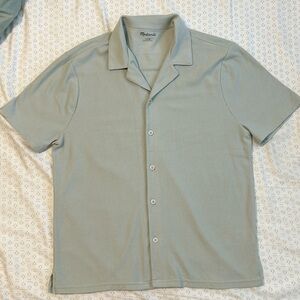 Madewell Textured Easy Short-Sleeve Shirt - NWT